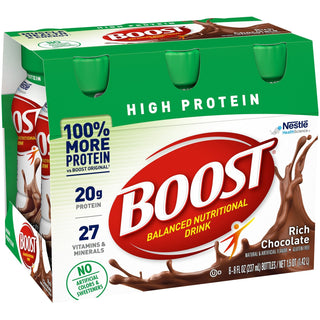 Boost Balanced Nutritional Drink, High Protein, Rich Chocolate 8 Fl Oz