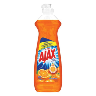Ajax Ultra Dish Liquid/Hand Soap, Orange, Triple Action