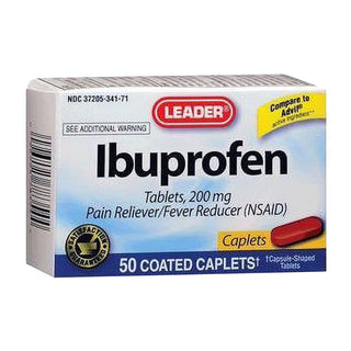 Perrigo Leader Ibuprofen 200 Mg Pain Reliever And Fever Reducer Caplets