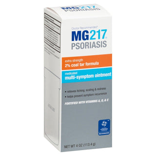 Mg217 Multi Symptom Relief 2% Coal Tar Medicated Psoriasis Ointment Jar, 4 Oz