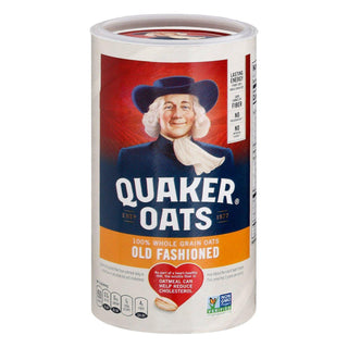 Quaker Oats Oats, Old Fashioned, 100% Whole Grain, Rolled 18 Oz
