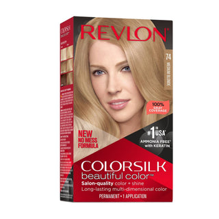 Revlon ColorSilk Hair Color - 074 Medium Blonde