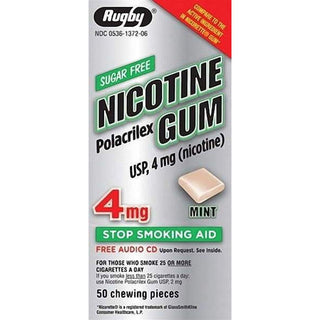 Rugby Nicotine Gum Original 50 Chews