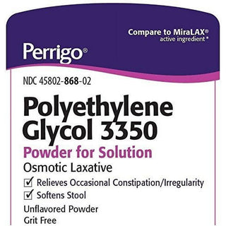Perrigo Polyethylene Glycol 3350 Powder - 119 Gm