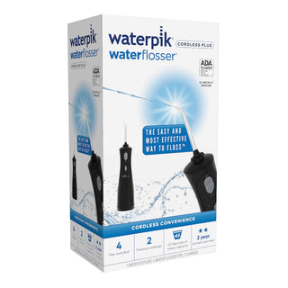 Waterpik Cordless Plus Rechargeable Flosser, WP-462, Black