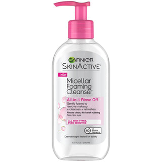 Garnier SkinActive Micellar Foaming Face Wash - 6.7 Fl Oz