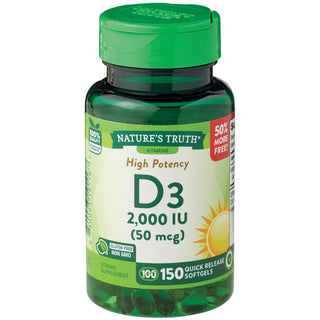 Nature's Truth Vitamin D3 High Potency (50 mcg / 2000 IU)