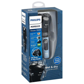 Philips Norelco Shaver 3500 Wet & Dry Cordless Electric Razor