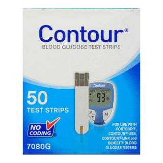 Contour Bayer Blood Glucose Test Strips