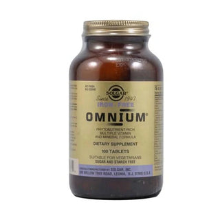 Solgar Iron-Free Omnium 100 Tablets