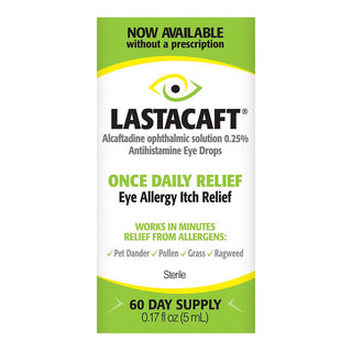 Lastacaft  Eye Allergy Itch Relief  0.17 Fl Oz
