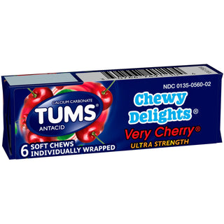 Tums Very Cherry Ultra Strength Antacid Soft Chews