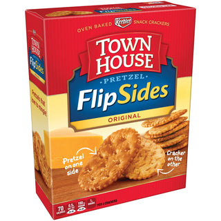 Town House Oven Baked Crackers, Pretzel, Original - 9.2 Ounce