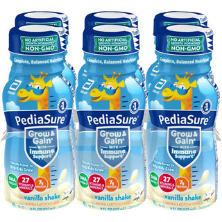 PediaSure Grow & Gain Kids' Nutritional Shake, Vanilla - 8 fl oz, 6 Count