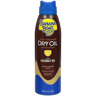 Banana Boat Deep Tanning Dry Oil SPF 4 Clear Spray Sunscreen