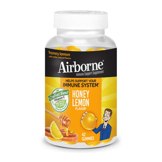 Airborne Immune Support, Honey Lemon Flavor, Gummies