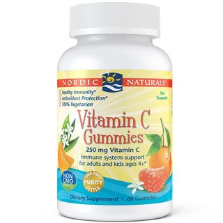Nordic Naturals Vitamin C, 250 Mg, Gummies, Tart Tangerine