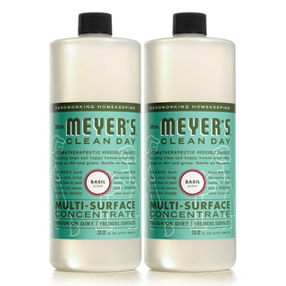 Mrs. Meyer's Clean Day Multi-Surface Cleaner Concentrate, Basil Scent, 32 Ounce Bottle