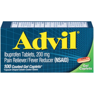 Advil Ibuprofen 200 Mg Pain Reliever Gel Caplets 100