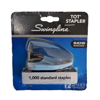 Swingline Tot Mini Stapler & Built-in Remover 12 Sheet Capacity