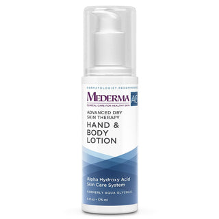 Aqua Glycolic Mederma AG Hand & Body Lotion, Advanced Dry Skin Therapy 6 Oz