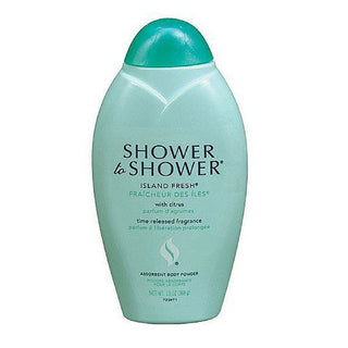 Shower To Shower Polvo Corporal Absorbente, Island Fresh, 13 Oz