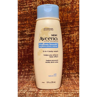 Aveeno Douche Et Rasage Corporel Avec Soja Naturel, 1 Bouteille - 10 Fl Oz (295 Ml)