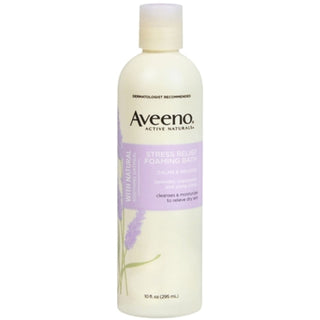 Aveeno Active Naturals Stress Relief Foaming Bath, 10 Ounce