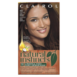 Clairol Natural Instincts Hair Color 4BZ Dark Bronze Brown - 27A Double Espresso