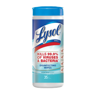 Lysol Disinfecting Wipes, Ocean Fresh Scent