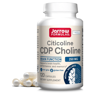 Jarrow Formulas Citicoline, CDP Choline, 250 Mg, 120 Capsules