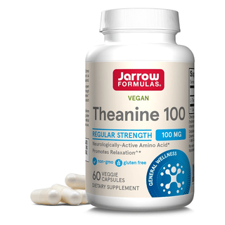 Jarrow Formulas Theanine 100, 100 Mg, 60 Veggie Caps
