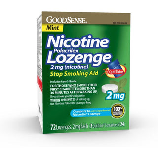 Perrigo Nicotine Polacrilex Mint Lozenges – 2 mg