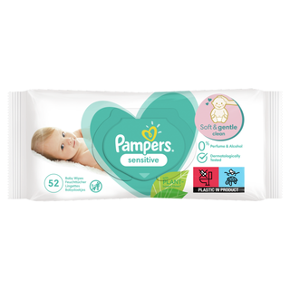 Pampers Sensitive Baby Wipes X52