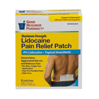 Good Neighbor PHarmacy Pain Relief Patch W/Lidocaine 4% 5ct
