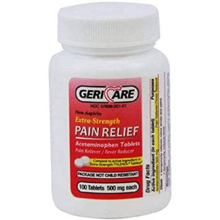 GeriCare Geritrex Acetaminophen 500 Mg Tabs