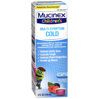 Mucinex® Fast-Max® Multi-Symptom Cold – Very Berry Flavor (4 Fl Oz)