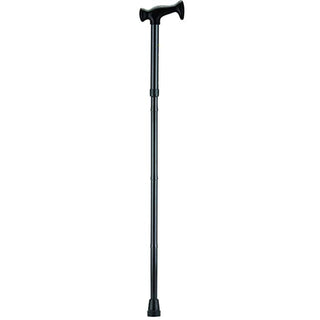 Nova Ortho Med Wood Handle Folding Cane, Black