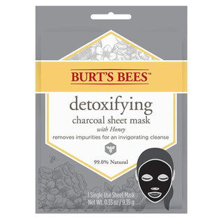 Burt's Bees Detoxifying Charcoal Face Sheet Mask With Honey
