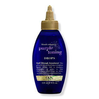 OGX Blonde Enhance + Purple Toning Drops, 4 Oz