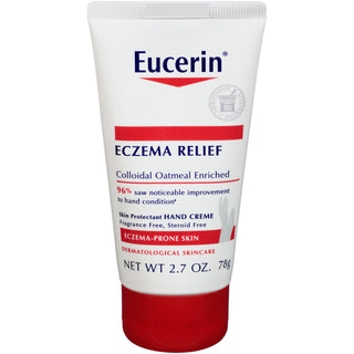 Eucerin Eczema Relief Hand Cream Tube, 2.7 Oz