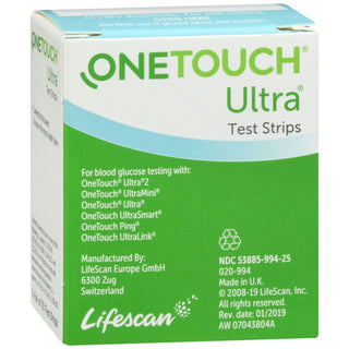 OneTouch Ultra Blue Blood Glucose Test Strips