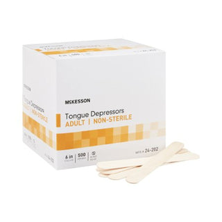 McKesson MCK 6 Inch Length Wood Tongue Depressor Box/500