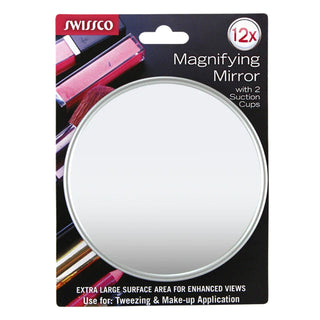 Swissco Accessories Mirror Magnifying 12X With 2 Suction Cups