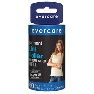 Evercare Garment Lint Roller Extreme Stick Refill - 60 Sheets