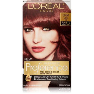 L'Oreal Paris Superior Preference Hair Color, 5RM Rich Merlot Red