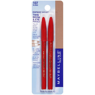 Maybelline Expert Wear Twin Brow & Eye Pencils, Blonde 107