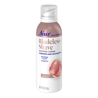 Nair Bladeless Shave Hair Remover Whipped Crme With Rosewater - 5 Oz