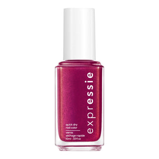 Essie Expressie Quick-Dry Vegan Nail Polish, Magenta 250 Mic Drop-It-Low, 0.33 Ounces