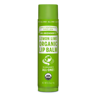 Dr. Bronner's Magic Organic Lip Balm 0.15 Oz Lemon Lime